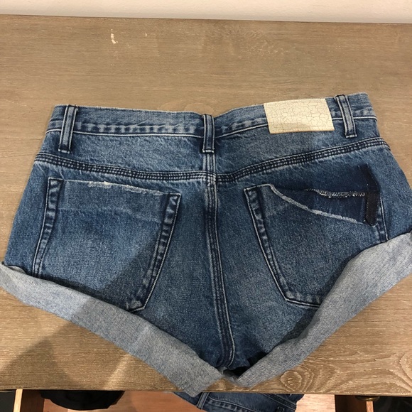 One Teaspoon Bandits Denim Shorts - Picture 5 of 8